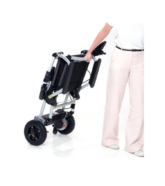 MovingStar 101 - faltbarer Elektrorollstuhl Grün MovingStar 101 - faltbarer Elektrorollstuhl Grün